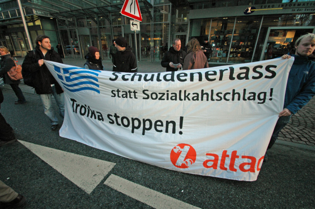 Φρανκφούρτη/Μάιν: Διαδηλώσεις αλληλεγγύης στο δοκιμαζόμενο ελληνικό λαό